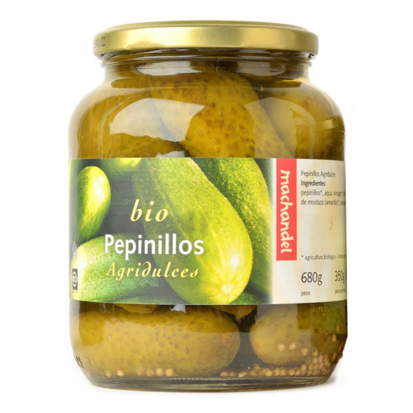 Pepinillos Agridulces 680g Bio Machandel