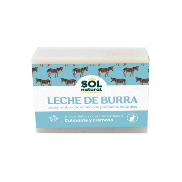 Jabón Leche de Burra 100g Sol Natural