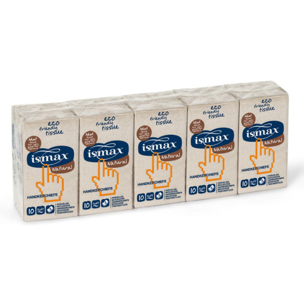 Pañuelos de Bolsillo 10u Bio Ismax