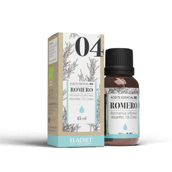 Aceite Esencial Romero Alcanfor 15ml Bio Eladiet
