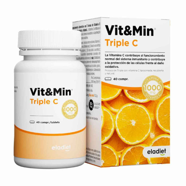 Vit&Min Triple C 40 Compr. Eladiet