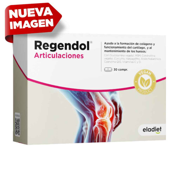 Regendol Articualciones Vegan 30 Compr. Eladiet