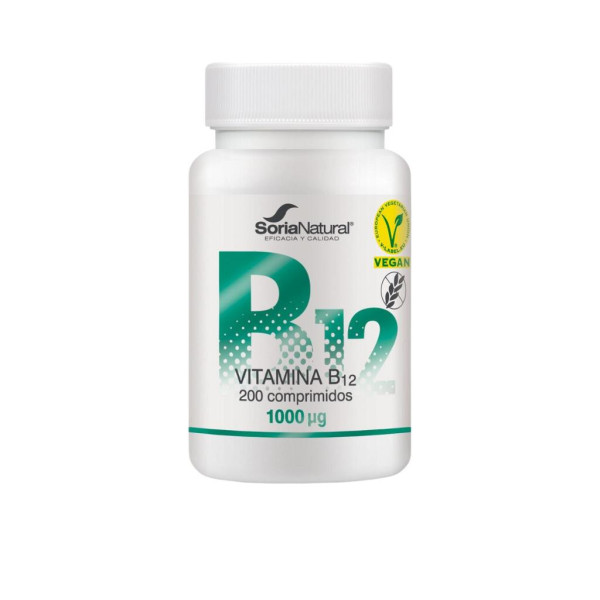 Vitamina B12 Liberación Sostenida 1000ui 200 Comp. Soria Natural