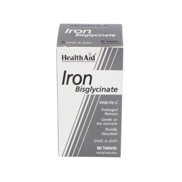 Hierro Bisglicinato 90 Caps Health Aid