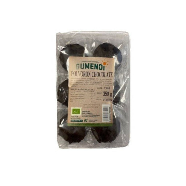 Polvorón Espelta y Chocolate 350g Bio Gumendi