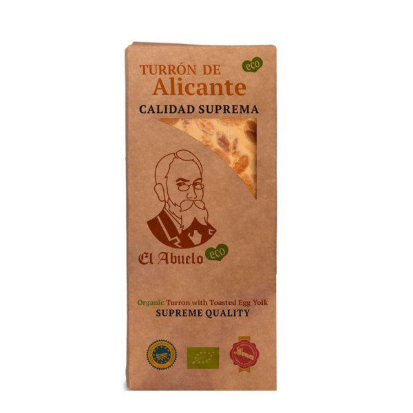 Turrón de Alicante 200g Bio El Abuelo