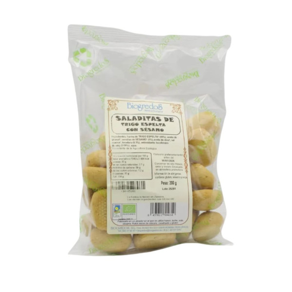 Saladitas de Espelta con Sésamo 200g Bio Biogredos