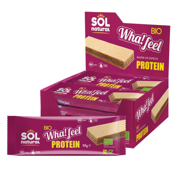 Wha!Feel Snack Espelta Protein Bio Sol Natural