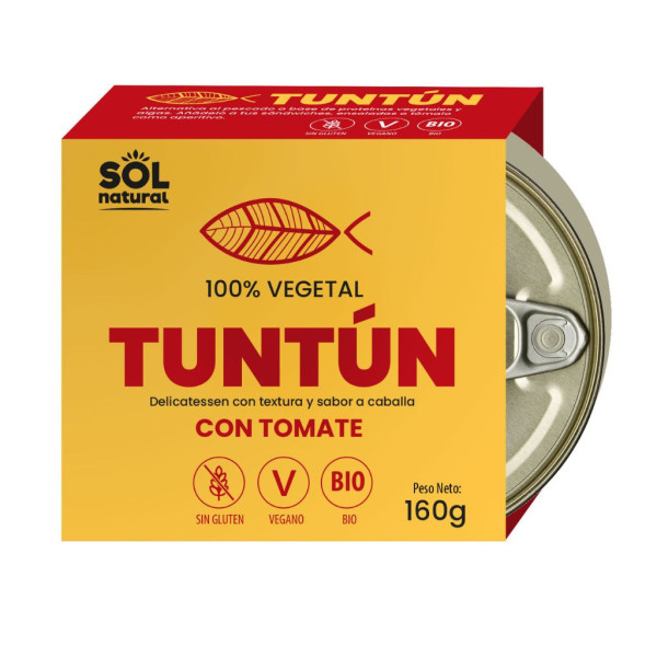 Tuntun sabor Caballa Vegano 150g Bio Sol Natural