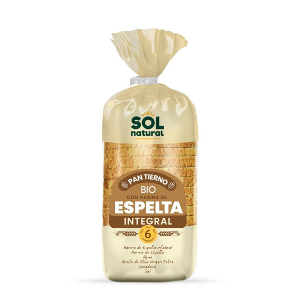 Pan Espelta Integral 400g Bio Sol Natural