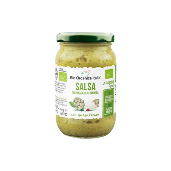 Salsa de Alcachofa con Queso Fresco 350g Bio Organica Italia