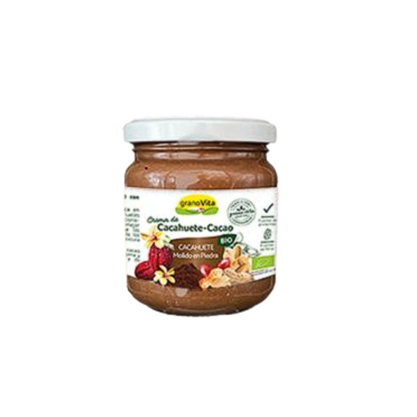 Crema Cacahuete, Cacao y Dátil 250g Bio Granovita