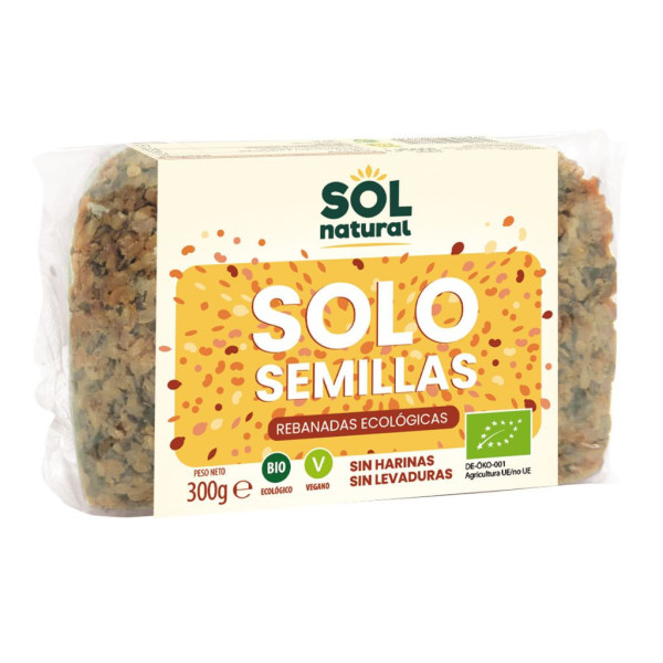 Pan Semillas Sin Harina Sin Levadura 300g Bio Sol Natural