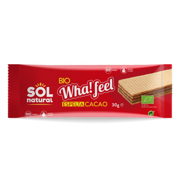 Wha!Feel Snack Espelta-Cacao Bio Sol Natural