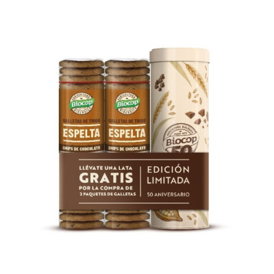 GALLNAV5681-pack-2-galletas-espelta-chips-choco-250g-lata-bio-biocop-navecovida