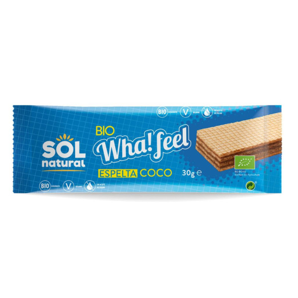 Wha!Feel Snack Espelta-Coco Bio Sol Natural
