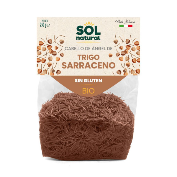 Fideos Cabello Ángel Sin Gluten 250g Bio Sol Natural