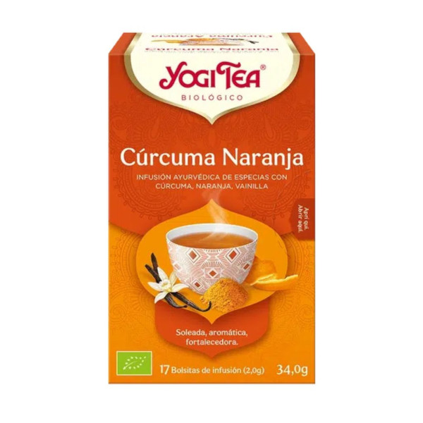 Yogi Tea Cúrcuma Naranja Bio 17 Bols.