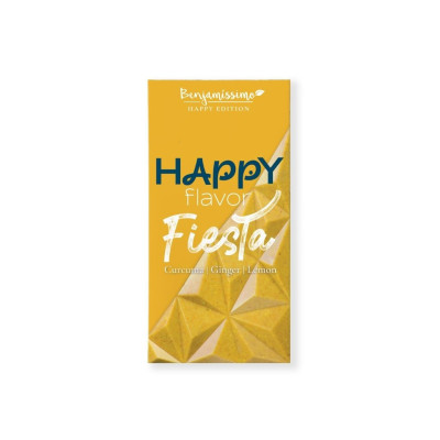 Chocolate Blanco con Cúrcuma, Jengibre y Limón 70g Bio Benjamíssimo