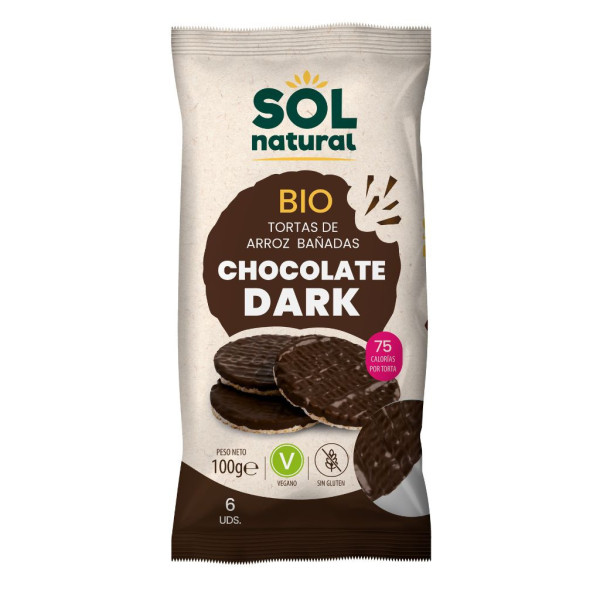 Tortas Arroz Choco Fondant 100g Bio Sol Natural