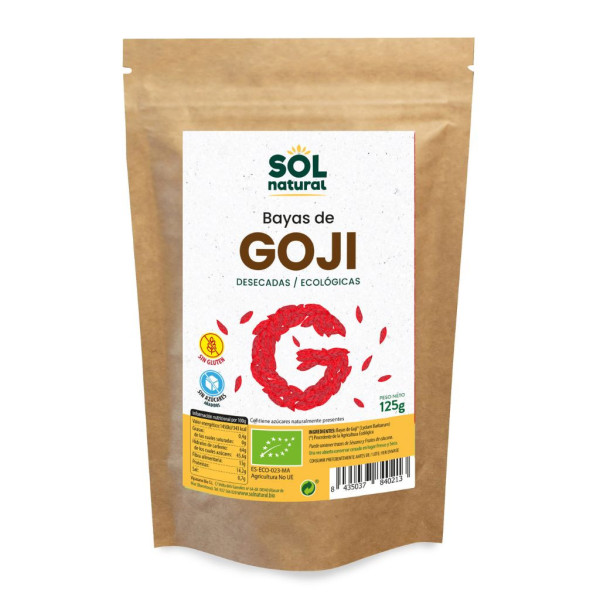 Bayas Goji 125g Bio Sol Natural