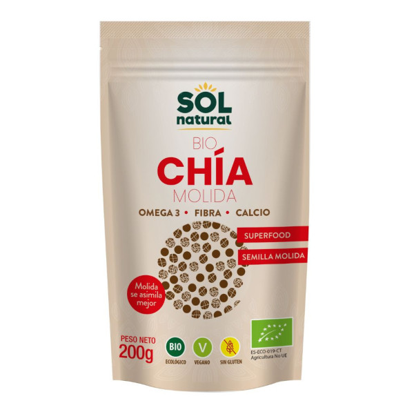 Semillas Chía Molida 200g Bio Sol Natural