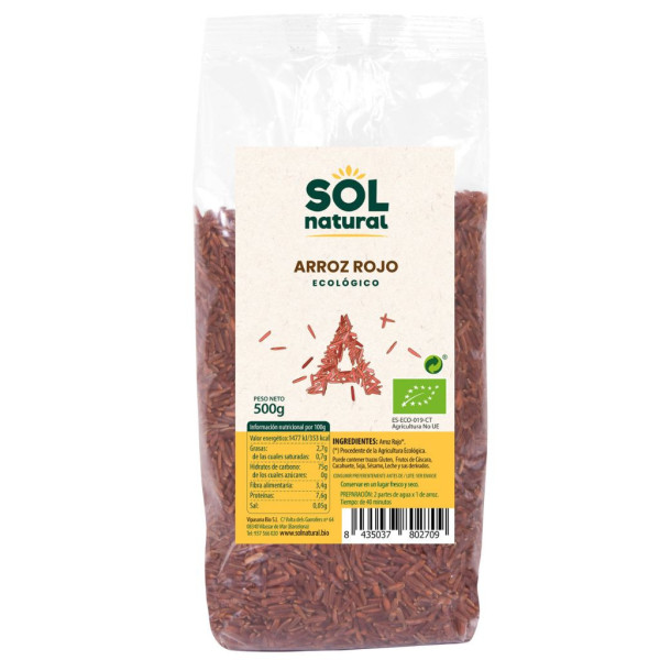 Arroz Rojo 500g Bio Sol Natural
