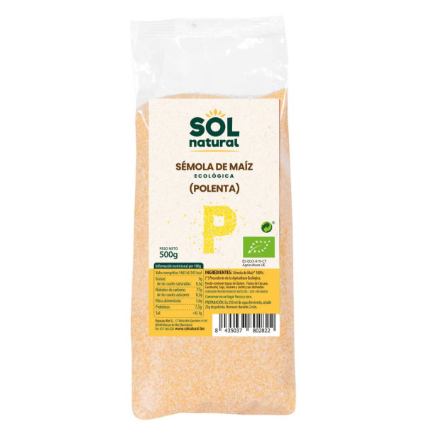 Sémola Maíz (Polenta) 500g Bio Sol Natural