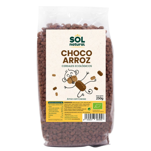 Choco Arroz 250g Bio Sol Natural