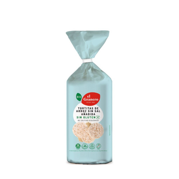 Tortitas Arroz sin Sal Bio 115g El Granero