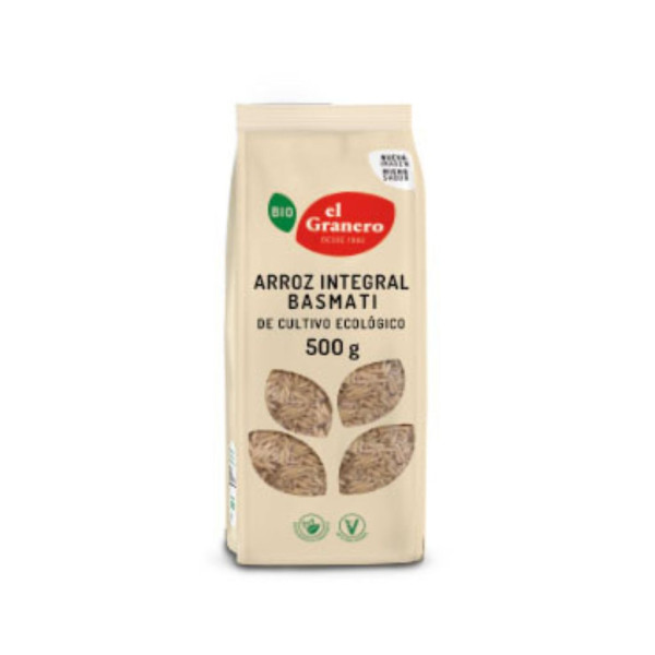 Arroz Basmati Integral Bio 500g El Granero