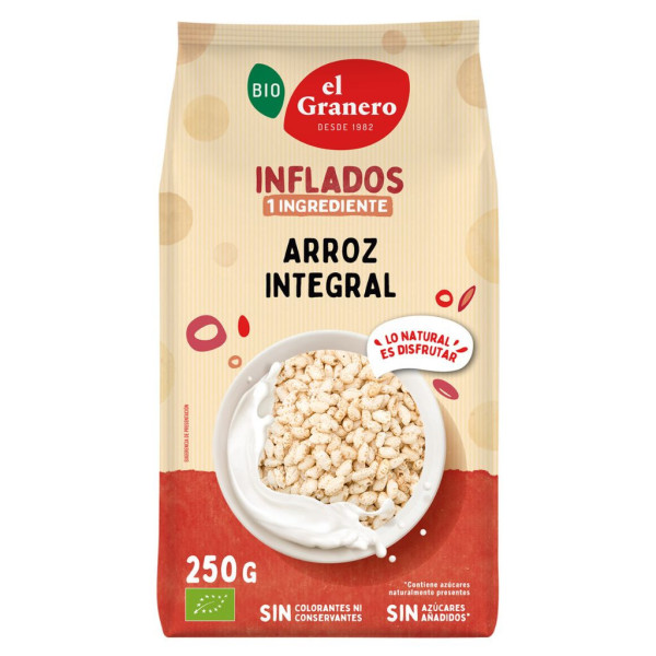 Arroz Integral Hinchado Bio 250g El Granero