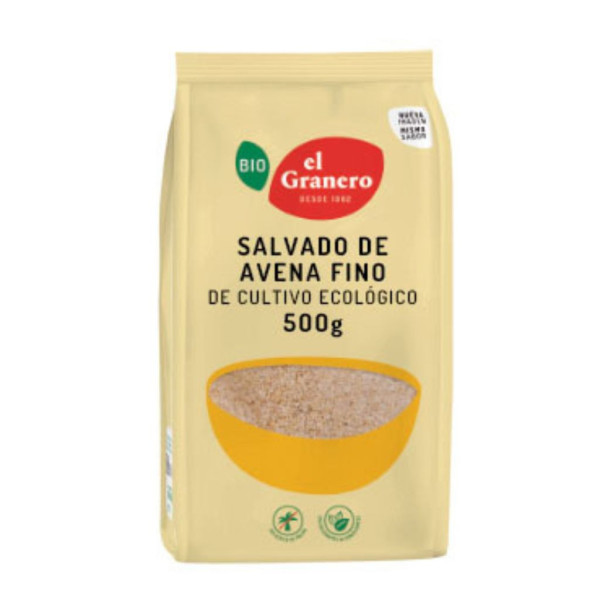 Salvado Avena Fino 500g Bio El Granero
