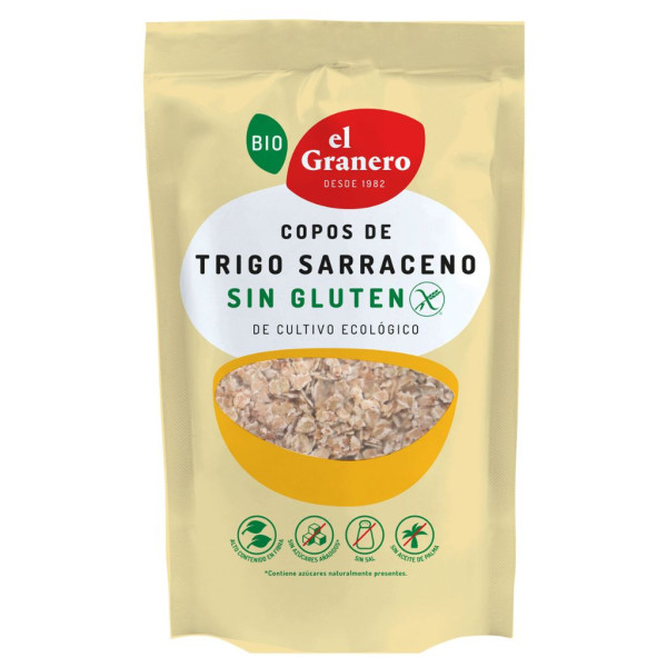 Copos Trigo Sarraceno 450g Bio El Granero