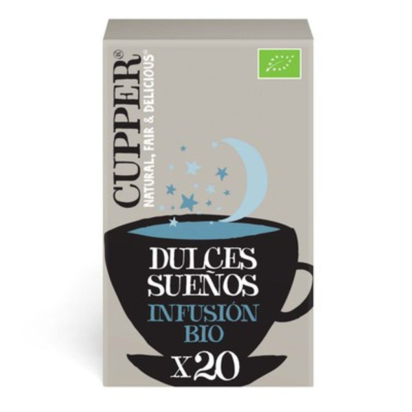 Infusión Dulces Sueños Bio 20 Bolsas Cupper