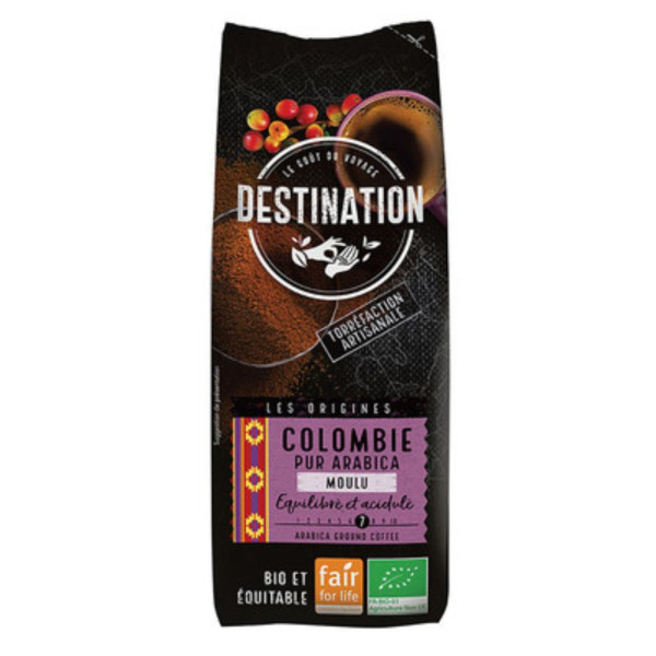 Café Molido Colombia 100% Arábica 250g Bio Destination