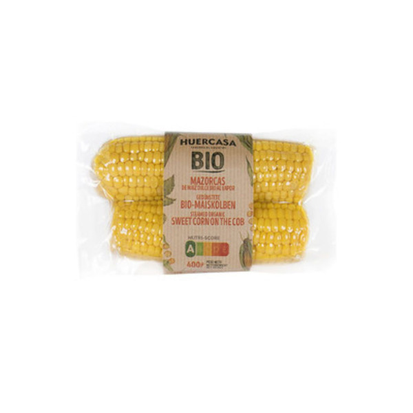 Mazorcas Maíz cocido 400g Bio Huercasa