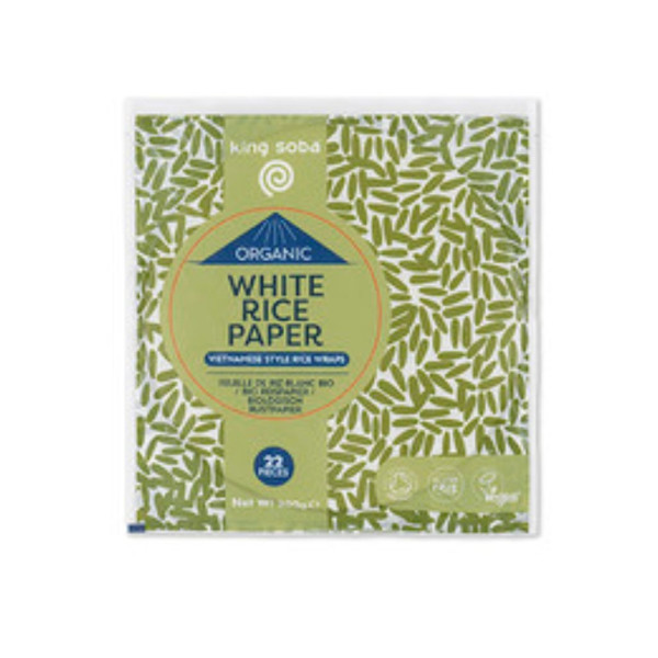 Papel Arroz Sin Gluten 200g Bio King  Soba
