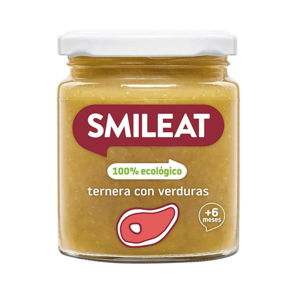 Potito Ternera con Verduras 230g Bio Smileat