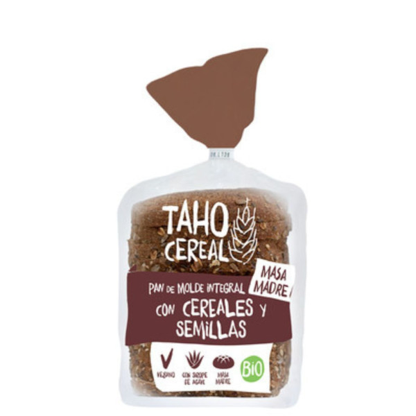 Pan Integral Cereales y Semillas 400g Bio Taho