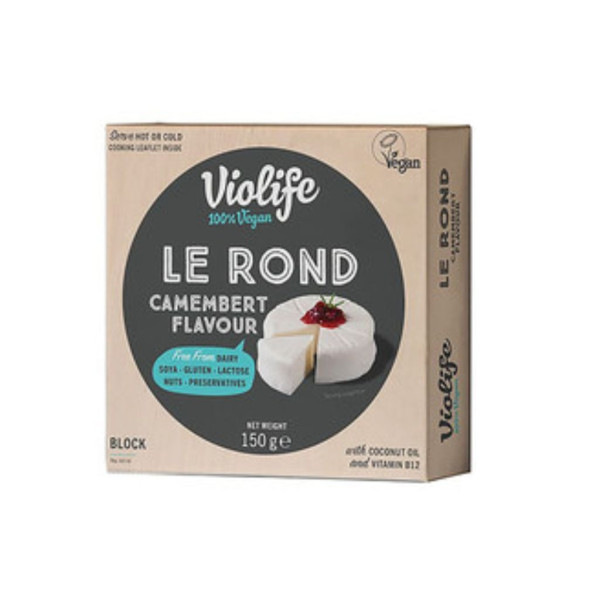 Bloque Redondo Vegano Sabor Camembert 150g Violife