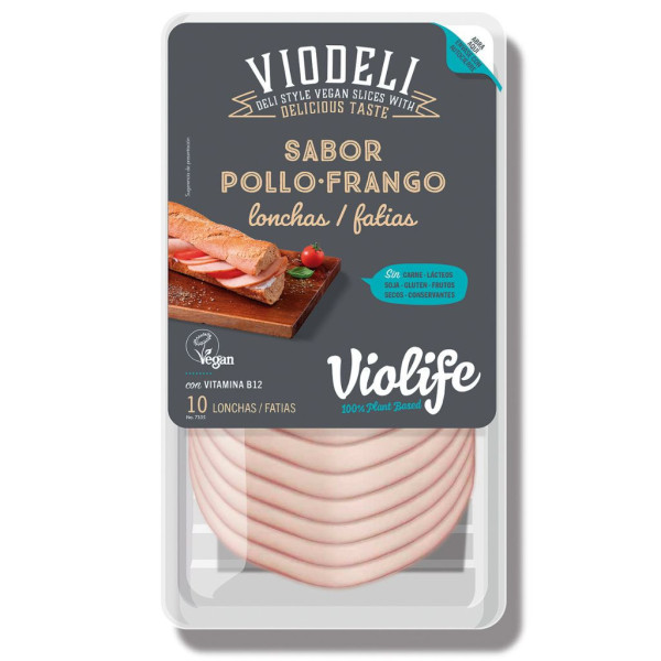 Lonchas Vegetales Sabor Pollo 200g Violife
