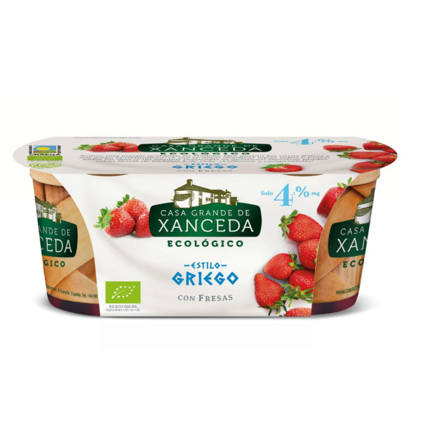 Yogur Griego Fresa 2x125g Bio Xanceda