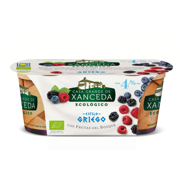Yogur Griego Frutas Bosque 2x125g Bio Xanceda