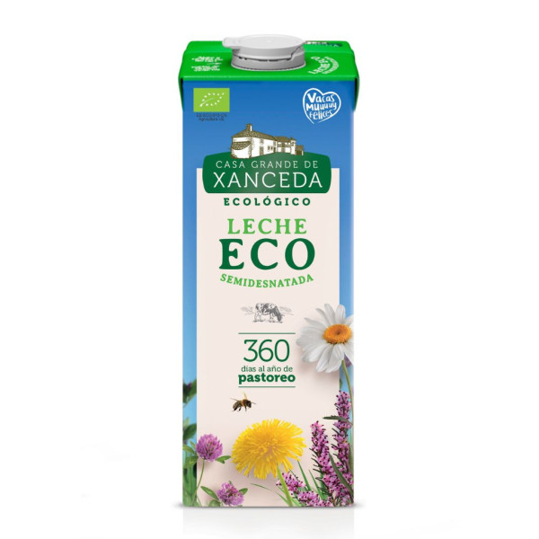 Leche Semidesnatada UHT Bio 1L Xanceda