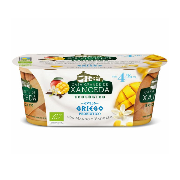 Yogur Griego Mango Vainilla 2x125g Bio Xanceda