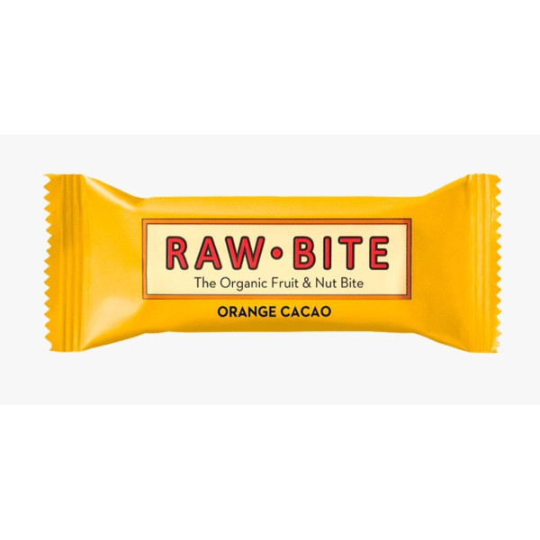 Barrita Naranja Cacao 50g Bio Rawbite