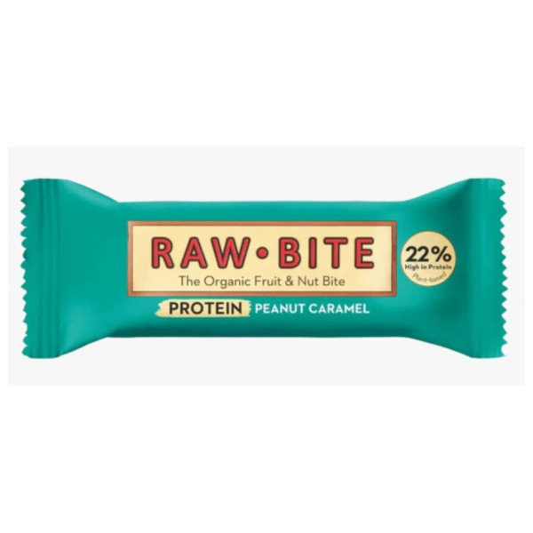Barrita Caramelo Cacahuete 45g Bio Rawbite
