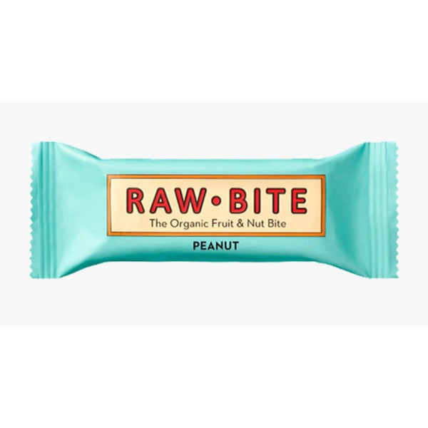 Barrita Cacahuetes 50g Bio Rawbite