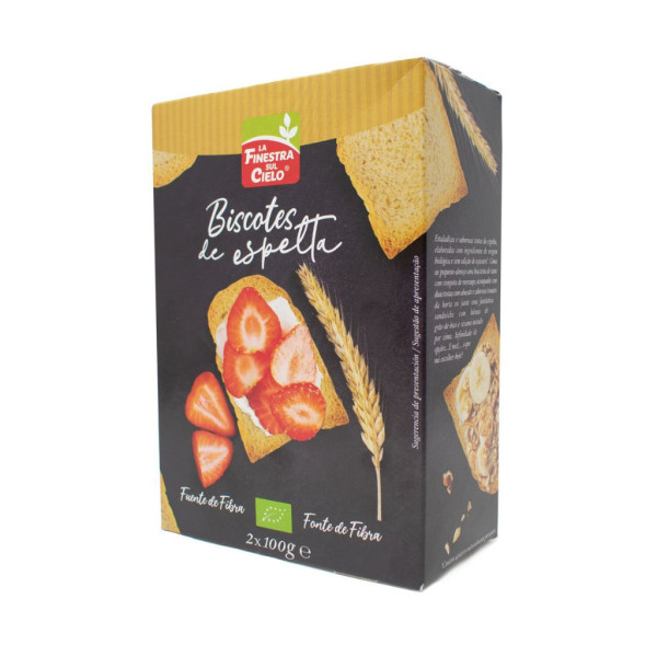 Biscotes Espelta Caja 200g Bio La Finestra Sul Cielo